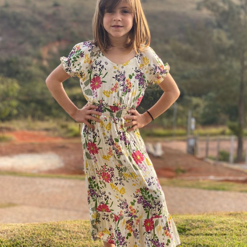 Vestido infantil de 8 hot sale anos