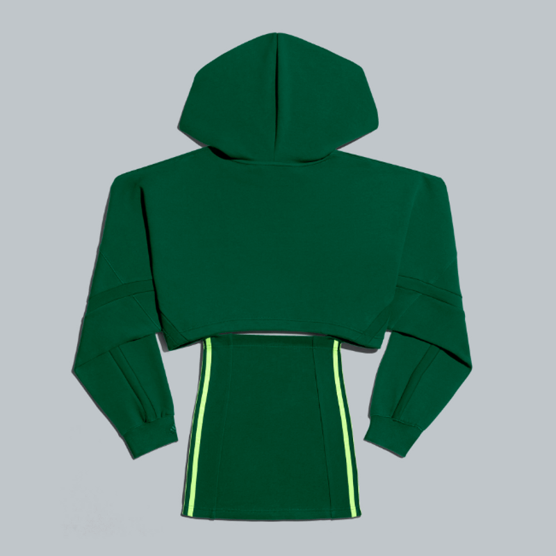 Vestido Ivy Park X Adidas Hooded Cutout Dress Verde Uma Unidade Somente Novo Original Vestido Feminino Adidas X Ivy Park Nunca Usado 70899269 enjoei
