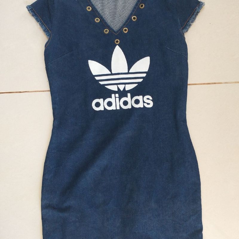 Adidas originals hotsell vestidos jeans