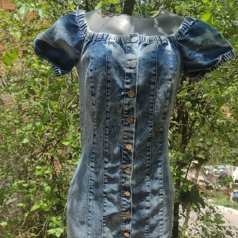 Vestido best sale jeans renner