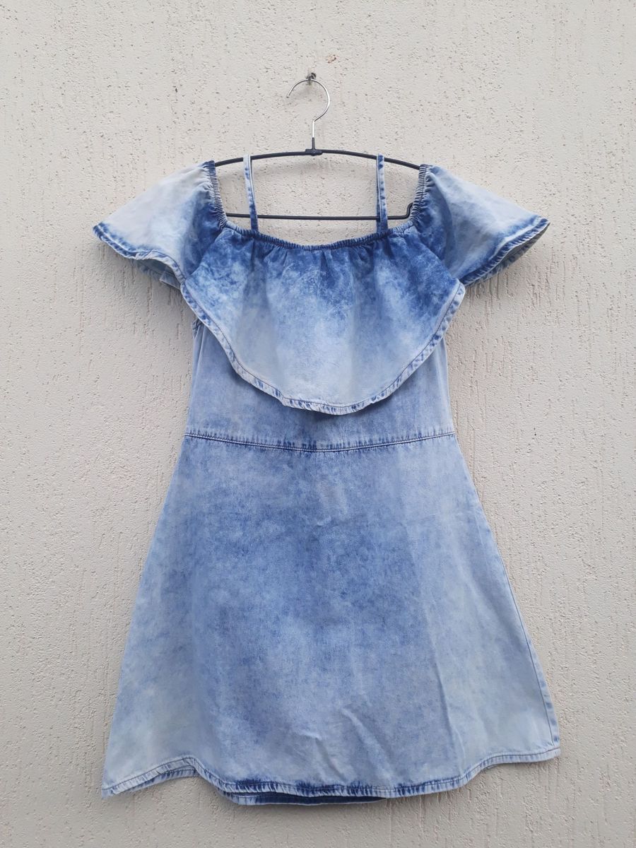 vestido jeans marisa 2018