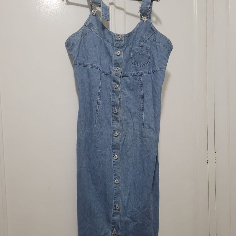 Vestido jeans anos store 90