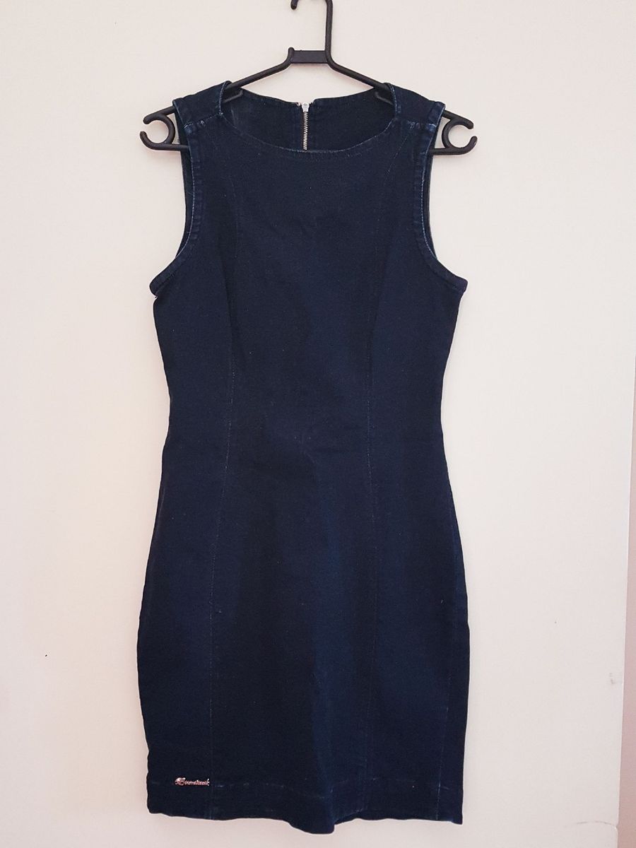 vestido jeans com elastano