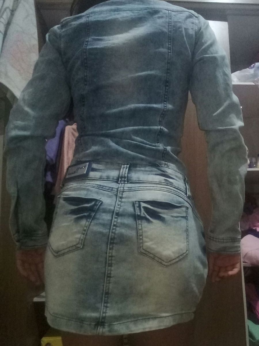 vestido jeans planet girl