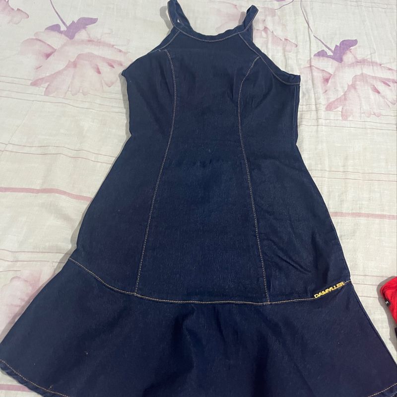 Vestido jeans hot sale damyller