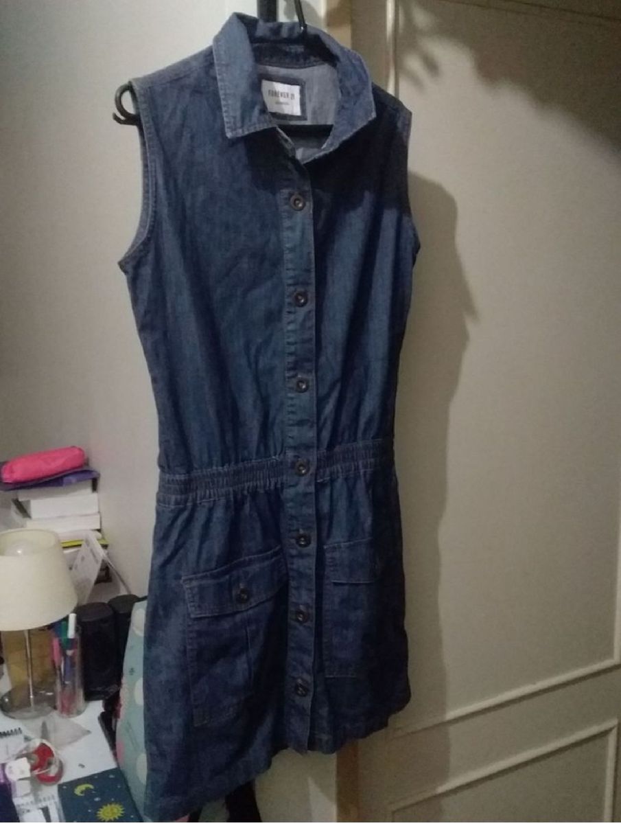 vestido jeans forever 21