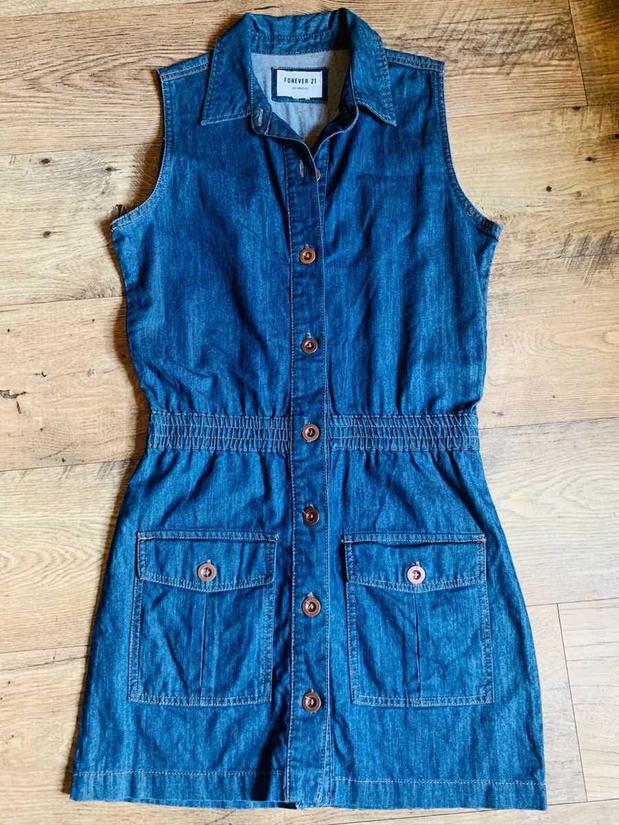 vestido jeans forever 21