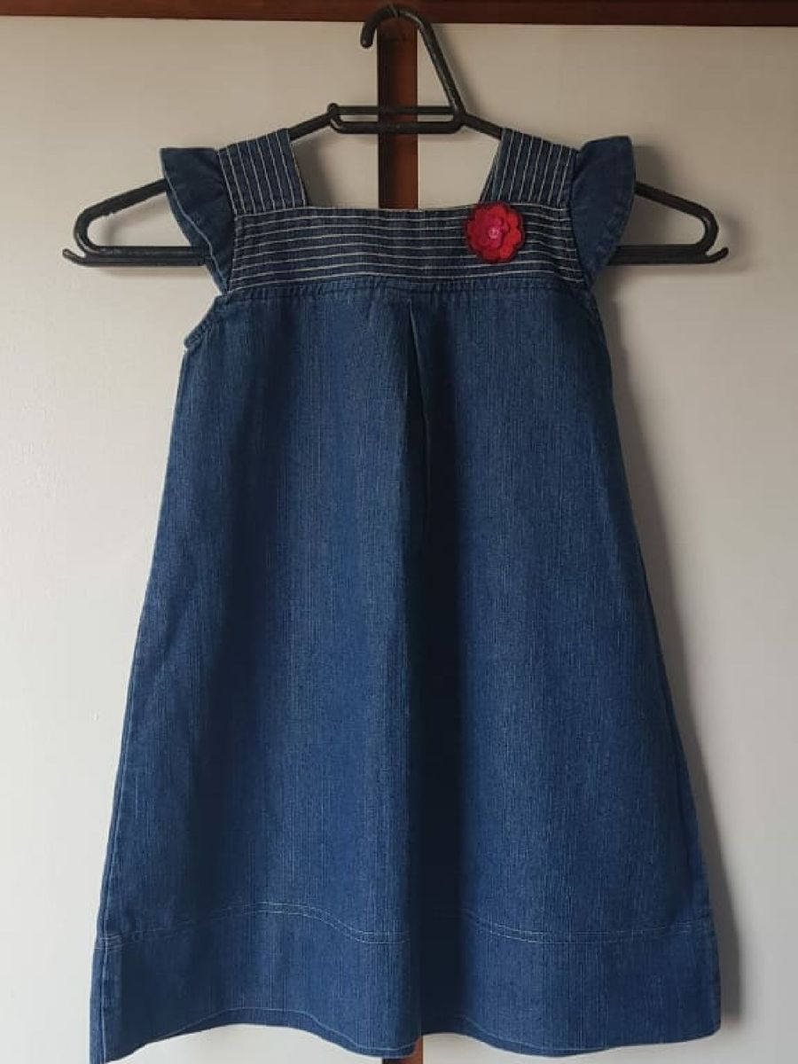 vestido jeans infantil