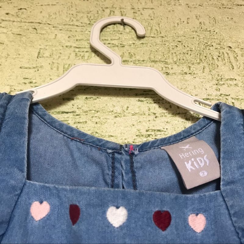 Vestido jeans best sale infantil hering