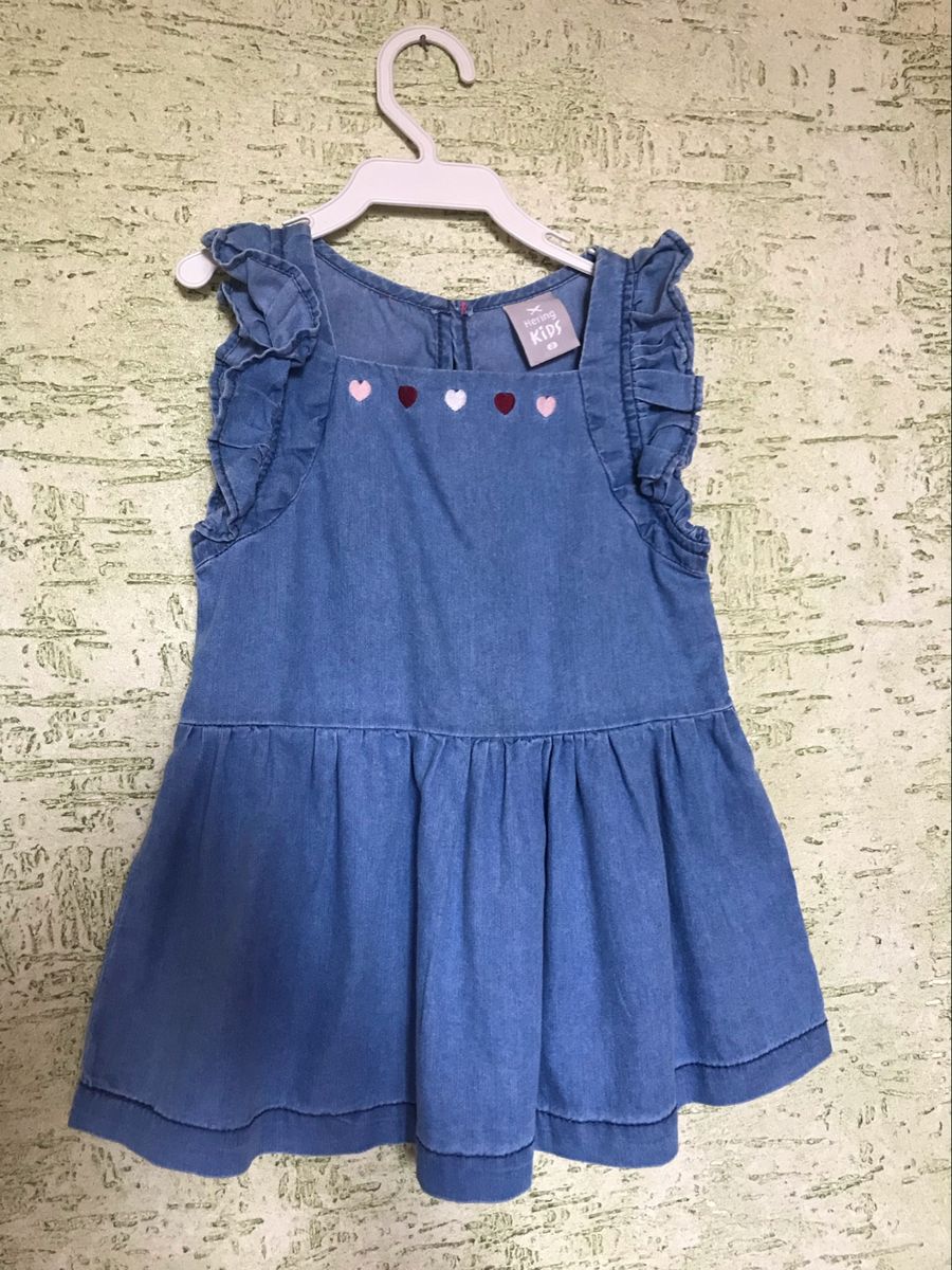 Vestido jeans infantil store hering