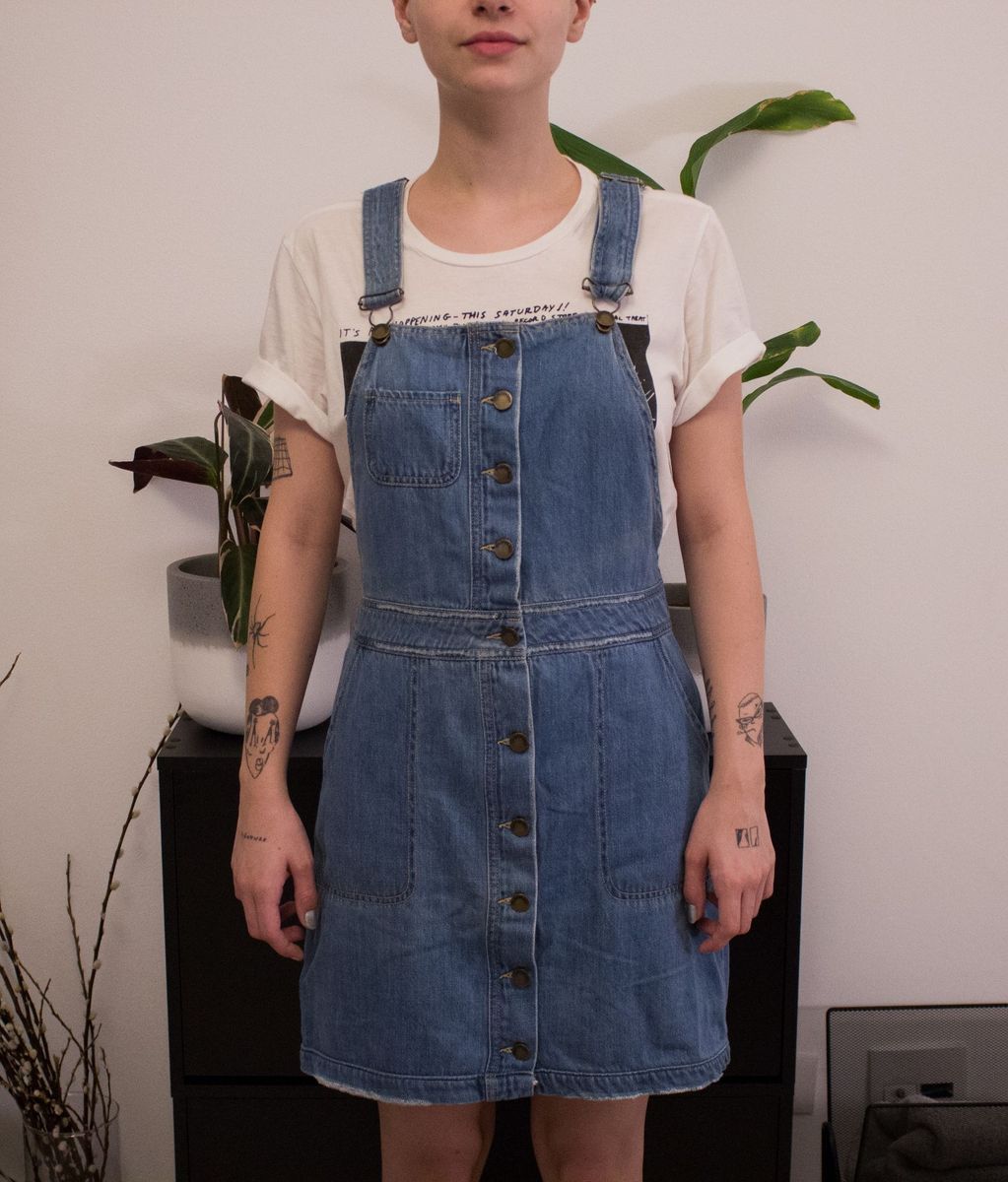 vestido jeans forever 21