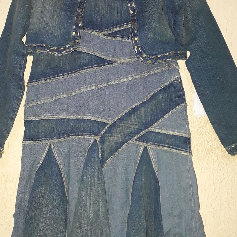 Vestido Jeans Joyaly Joyaly Nunca Usado 47642046 enjoei