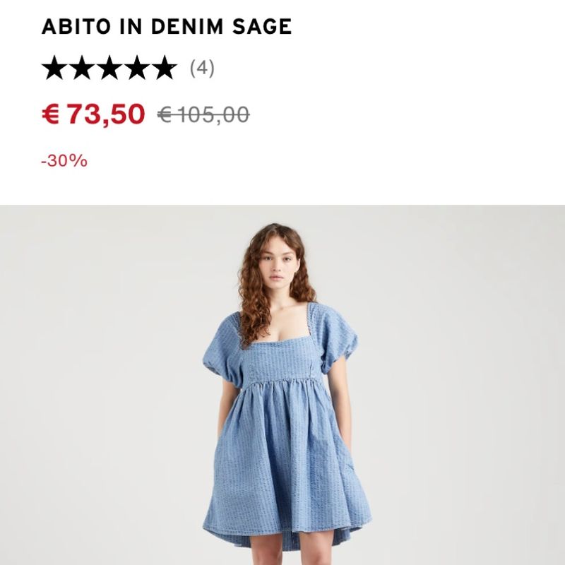 Vestido Jeans Levis Vestido Feminino Levis Nunca Usado 91417069 enjoei