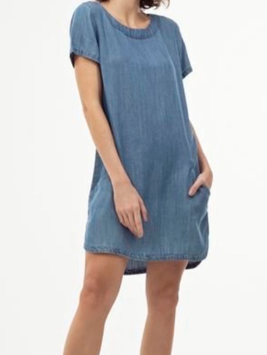 vestido jeans liocel