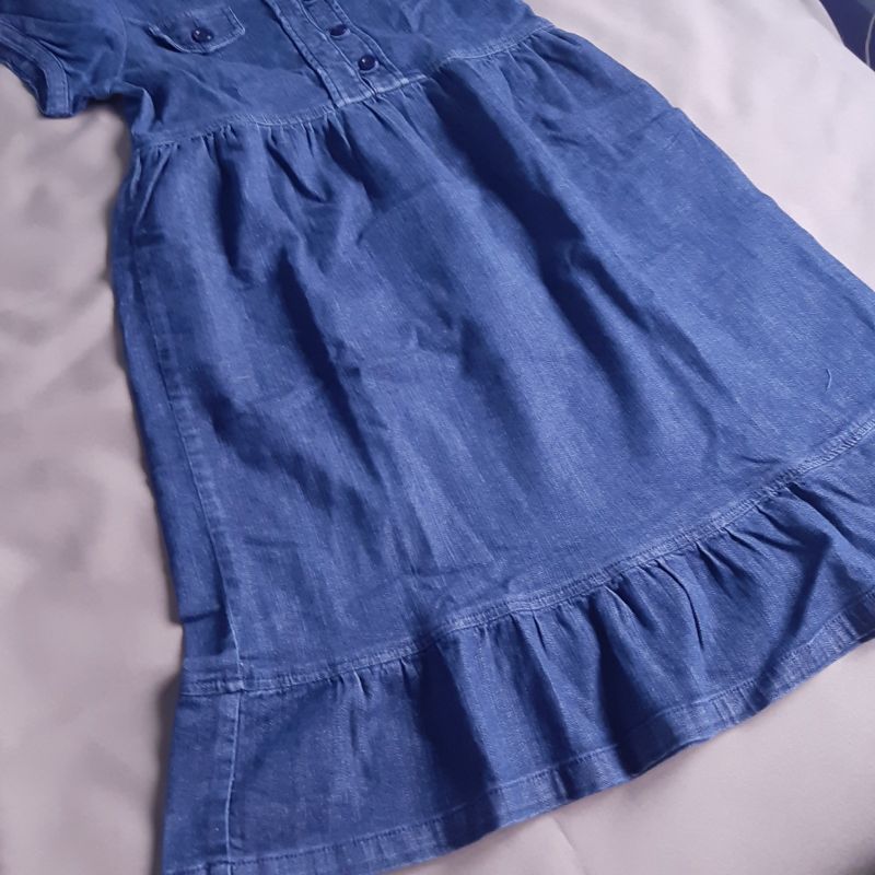 Vestido store jeans larguinho