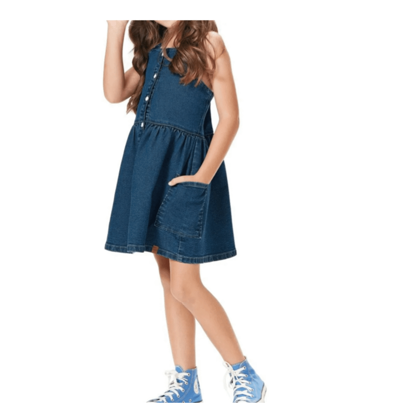 Vestido jeans malwee fashion