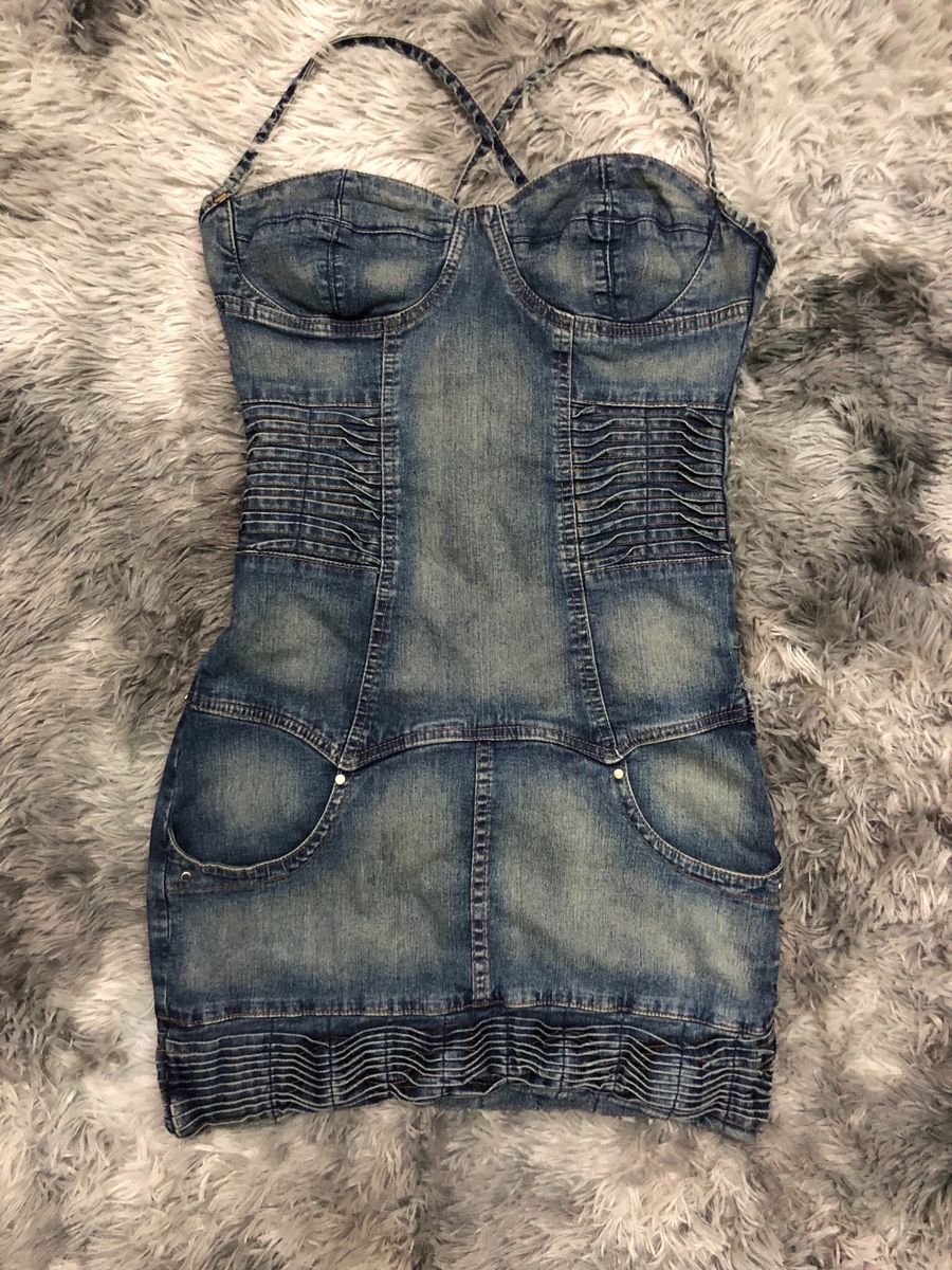 Vestido Jeans Osmoze Vestido Feminino Osmoze Usado 36667112 enjoei
