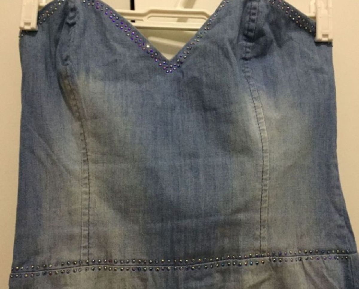 vestido jeans planet girl