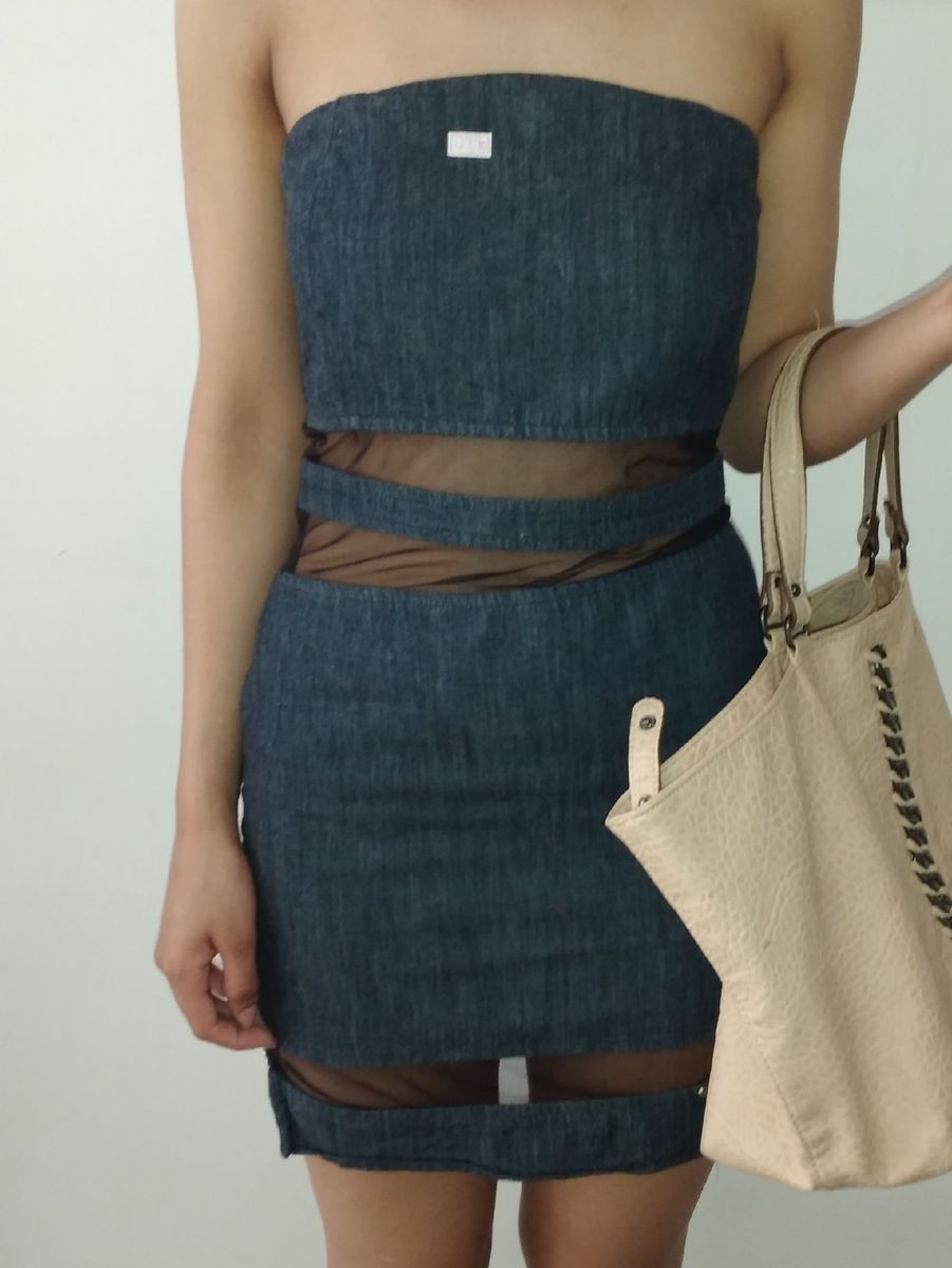 vestido jeans planet girl