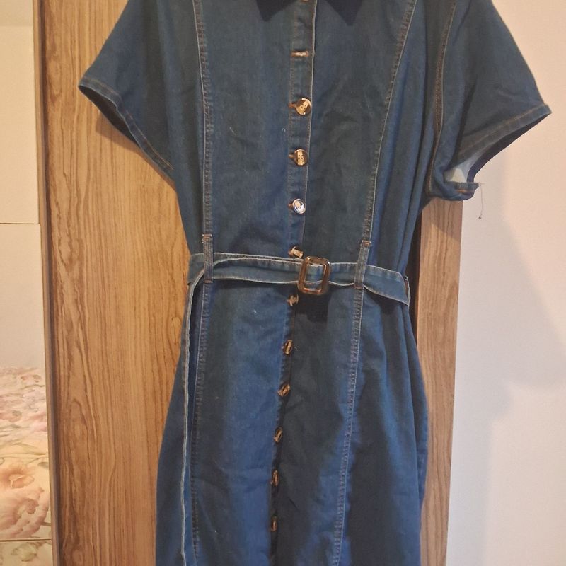 Vestido Jeans Plus Size Marisa Plus Usado 91725478 enjoei