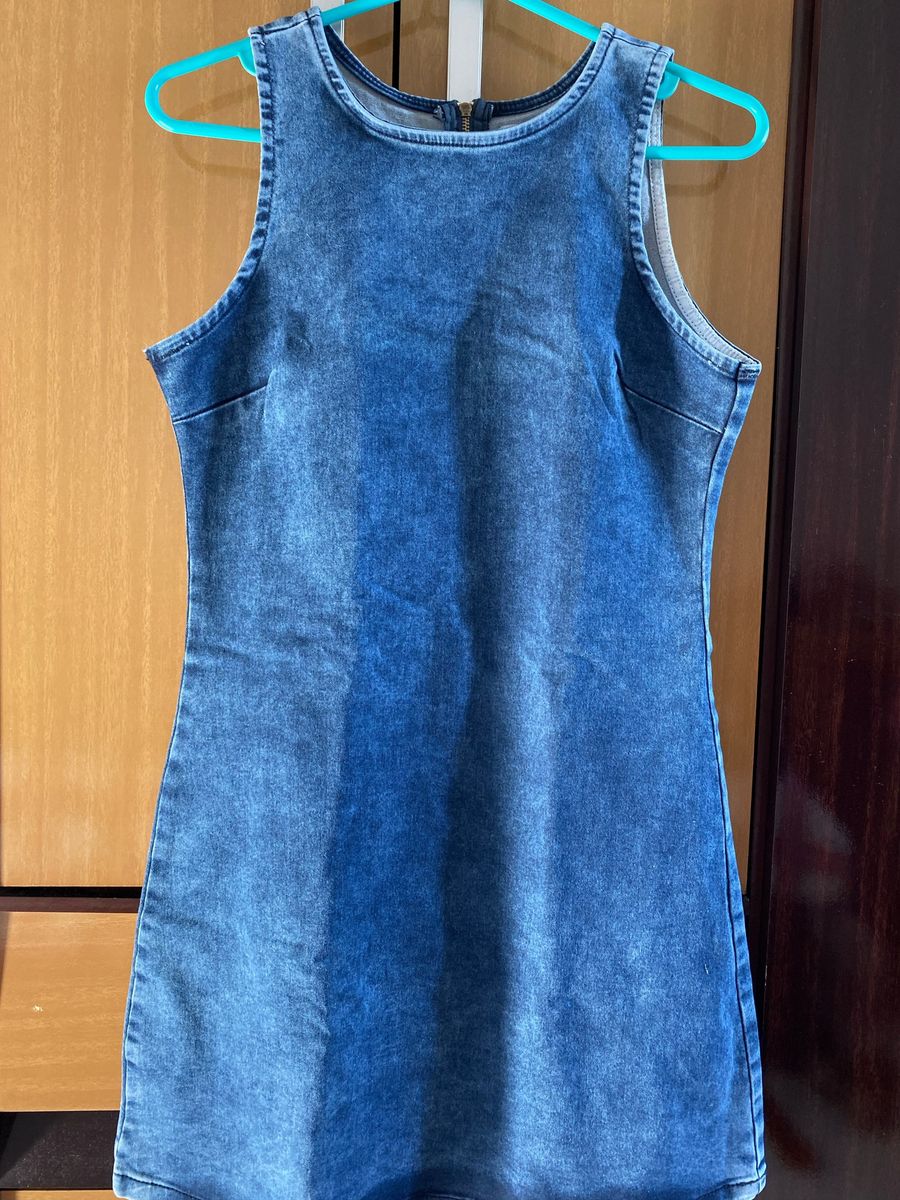 vestido jeans curto renner