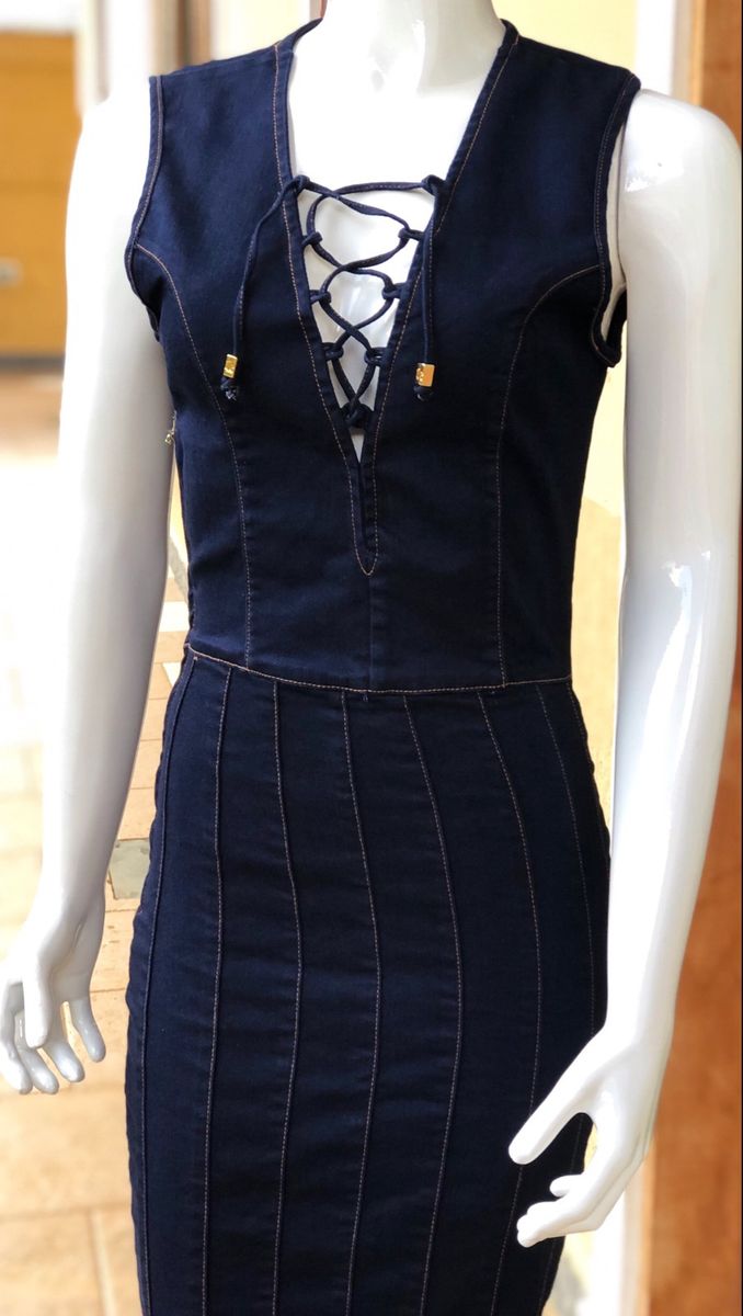 vestido jeans sereia