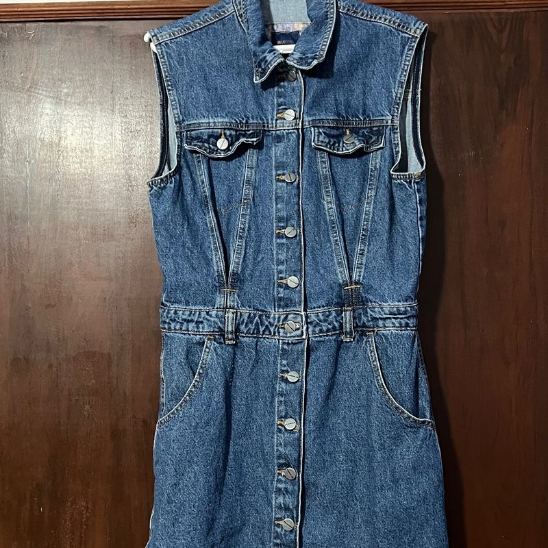 Vestido Jeans Tam G Vestido Feminino Renner Usado 85589000 enjoei