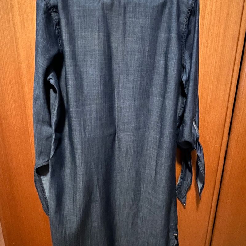 Vestido Jeans Tecido Molinho, Mas Animale Vestido Feminino Animale  Nunca Usado 86754709 enjoei