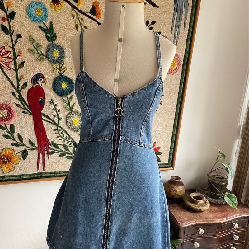 Vestido store jeans retro