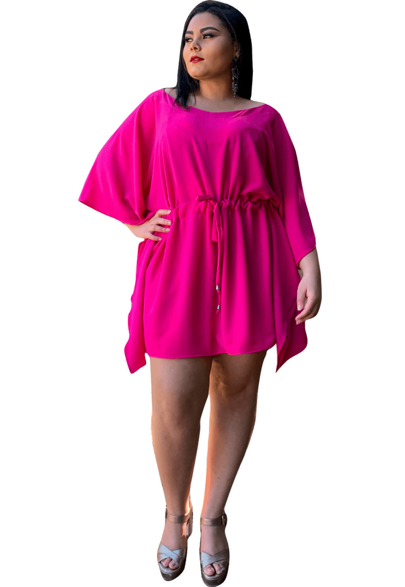 vestido kimono plus size