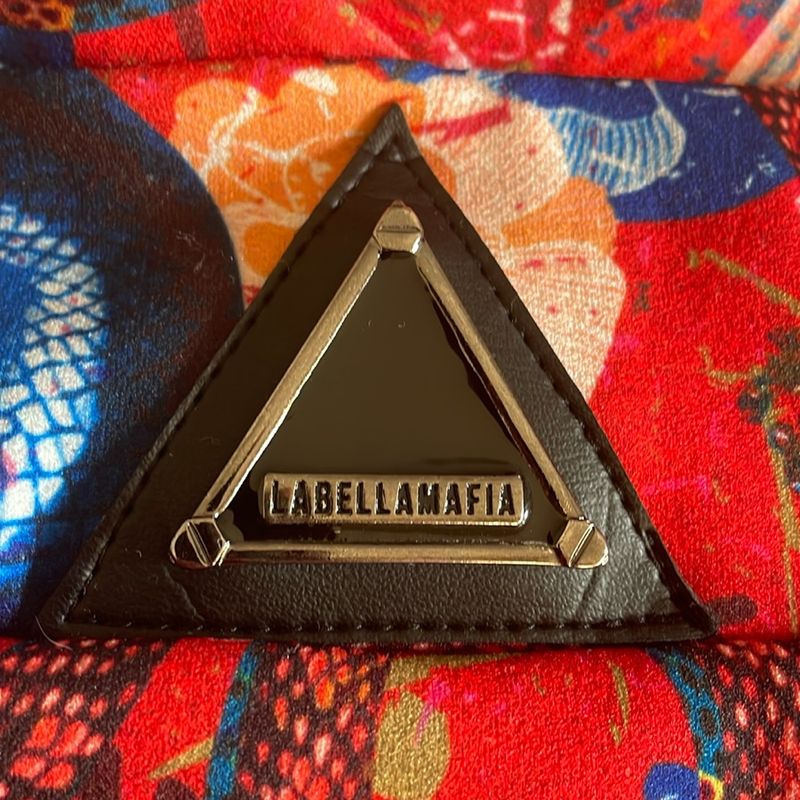 Vestido Labellamafia Estampa M Labellamafia Nunca Usado