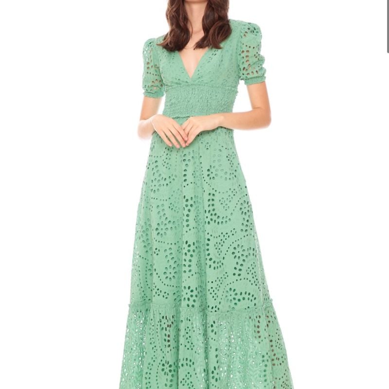 Vestido store verde amissima