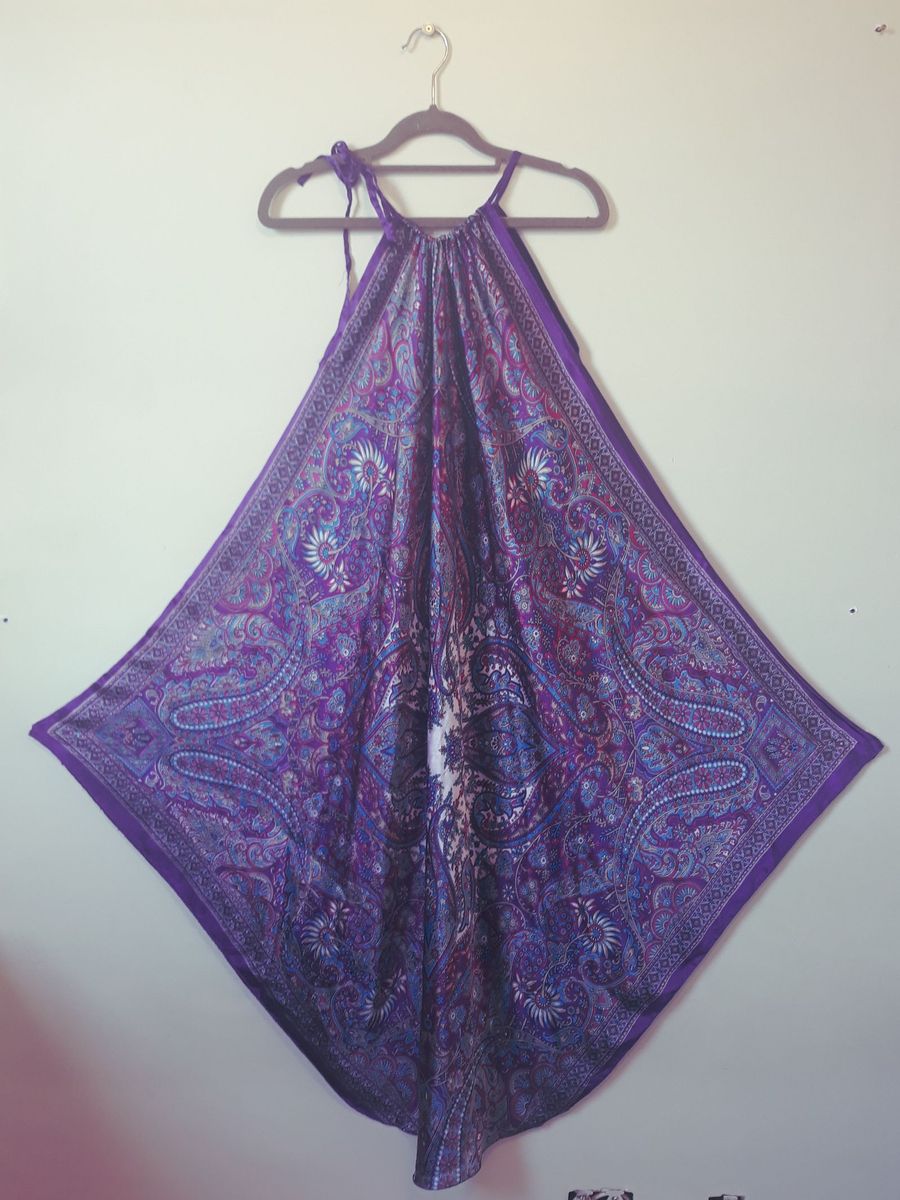 vestido indiano lenço