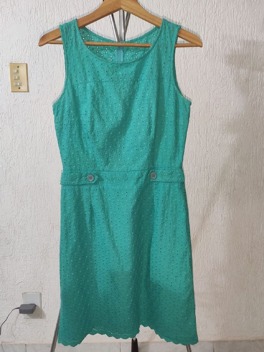 vestido de lese verde