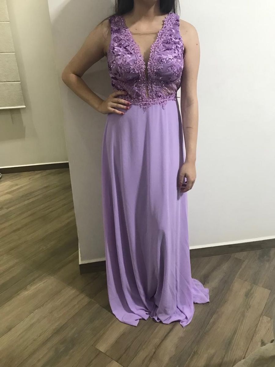 vestido lilas