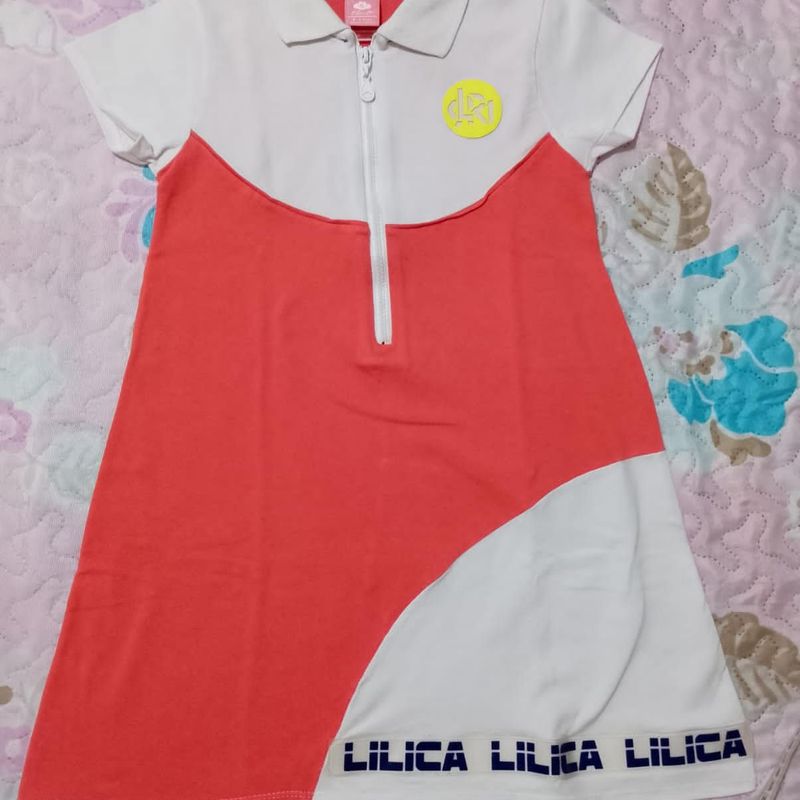 Vestido gola store polo lilica ripilica