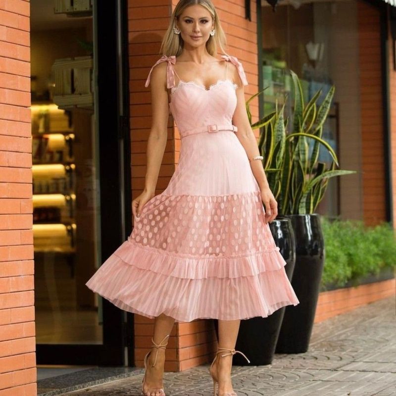 Vestido Limonada Pink Tamanho M Vestido Feminino Limonada Pink