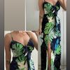 vestido lindo estampa - básico não identificado 