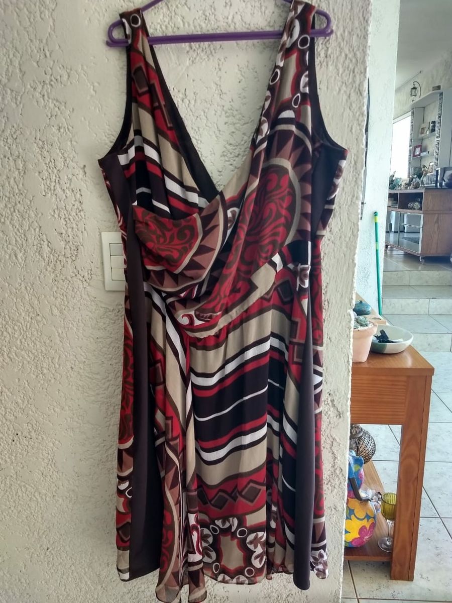 vestido musseline estampado