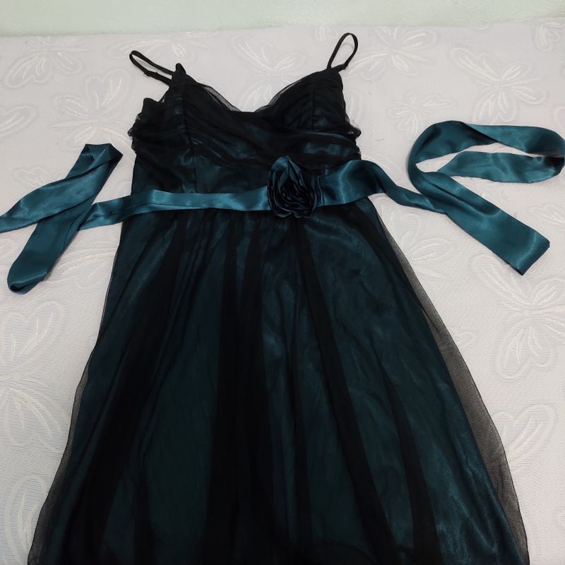 Vestido Lindo Verde Sumo Vestido de Festa Feminino Solezia Usado 72322114 enjoei