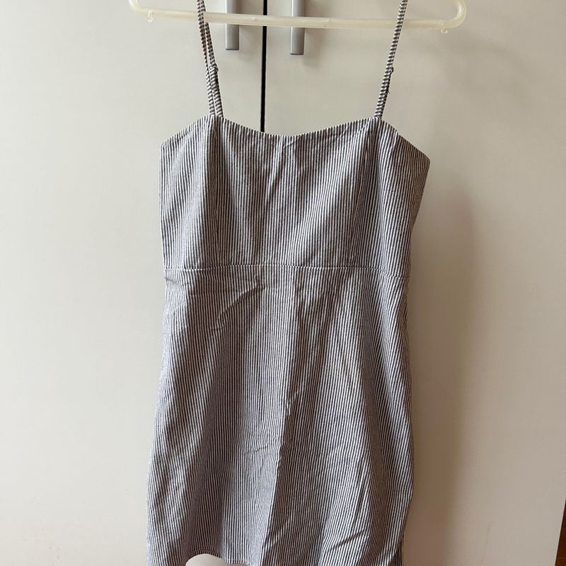 Vestido Linho Brandy Melville Vestido Feminino Brandy Melville