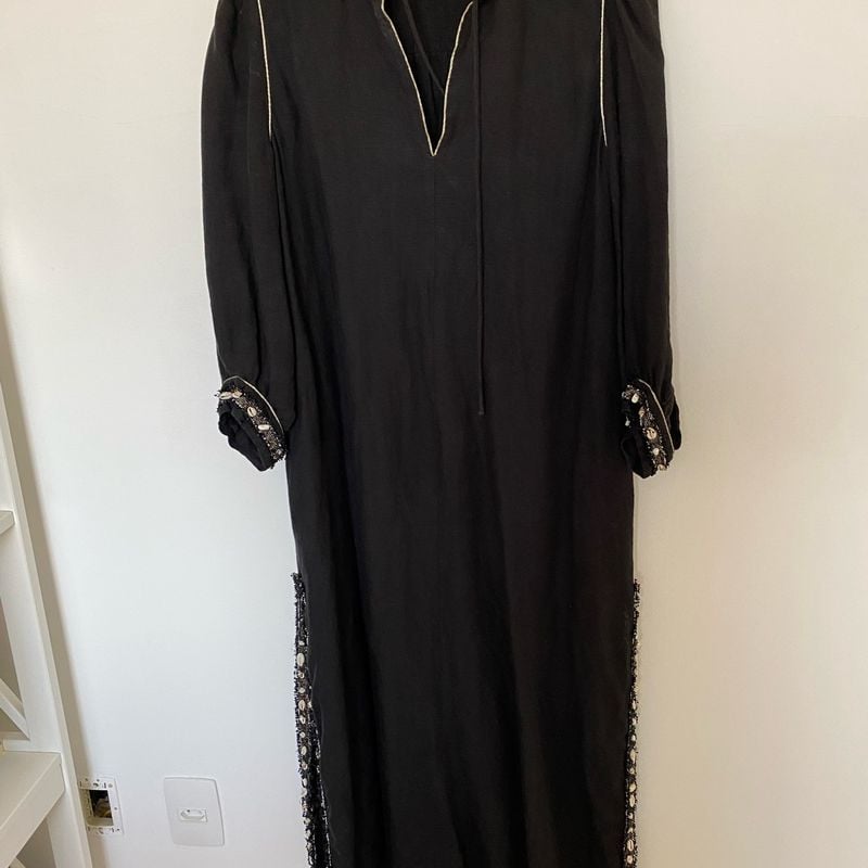 Vestido Linho Tunica Zara Zara Usado 100705334 enjoei