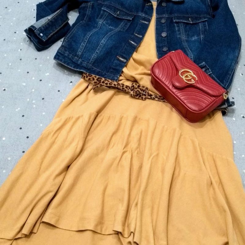 Vestido Liso Mídi Hering Hering Usado 70738898 enjoei