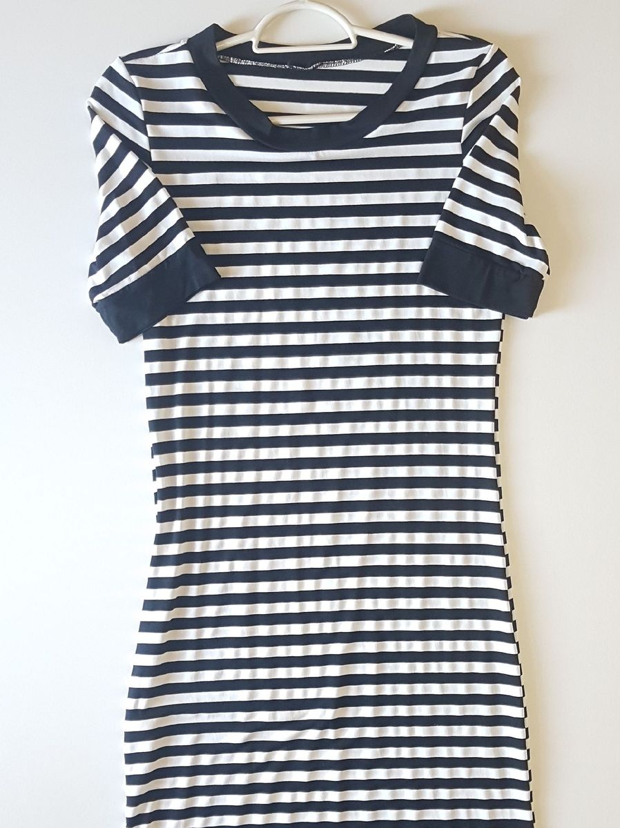 vestido tubinho listrado - vestidos sem marca
