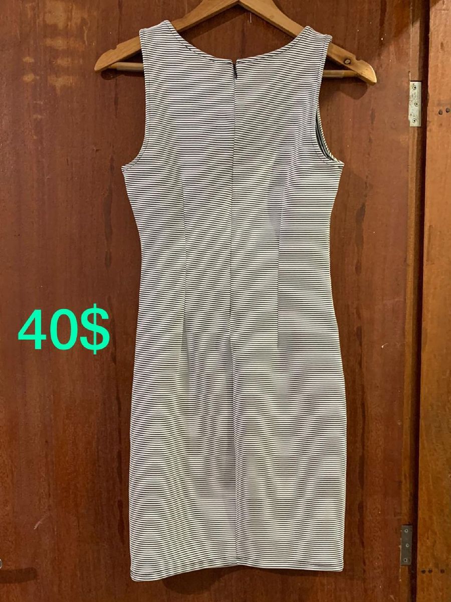 vestido listrado forever 21