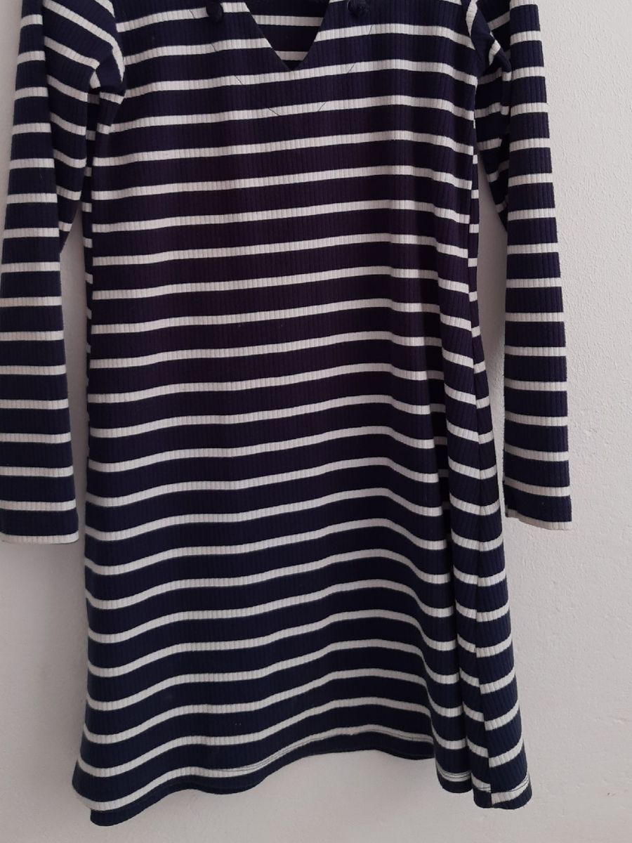vestido listrado riachuelo