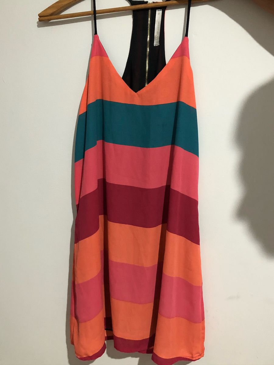 vestido renner listrado