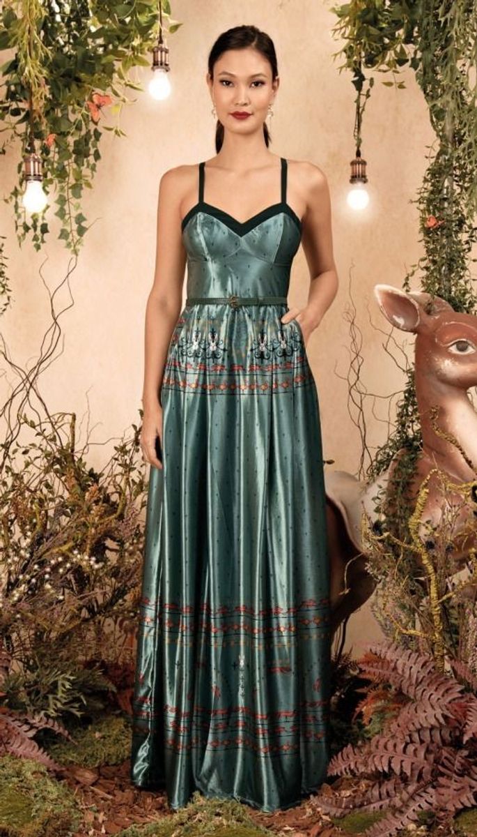 vestido antix veludo