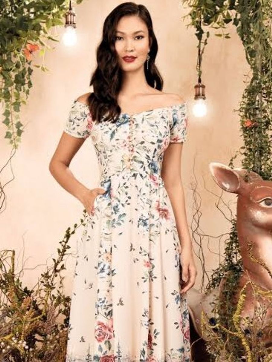 vestido midi em couro