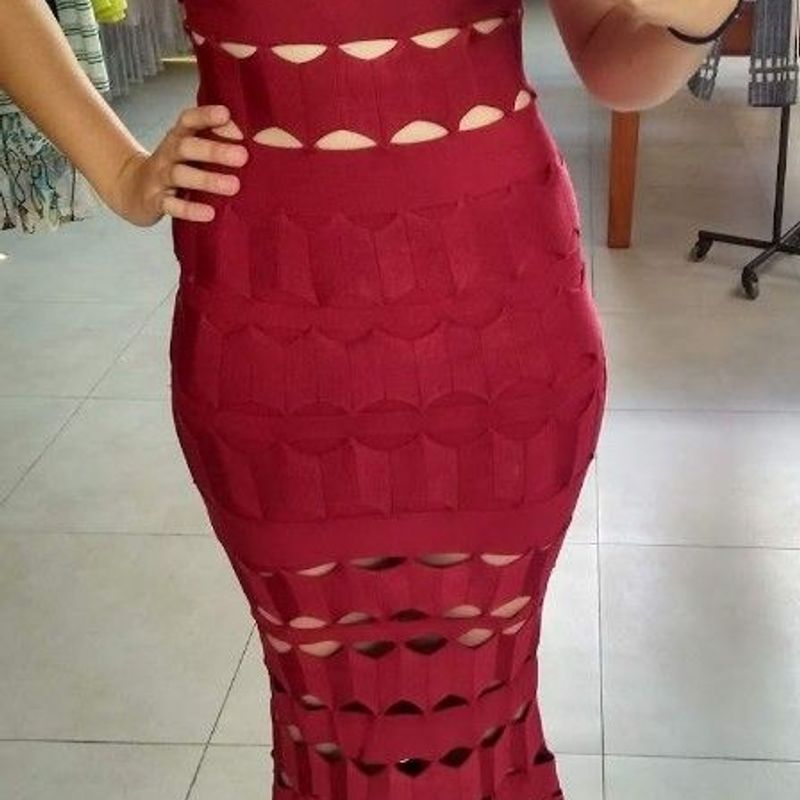 Vestido Longo Bandage Le Reve Vestido de Festa Feminino Le Reve Usado 93923924 enjoei